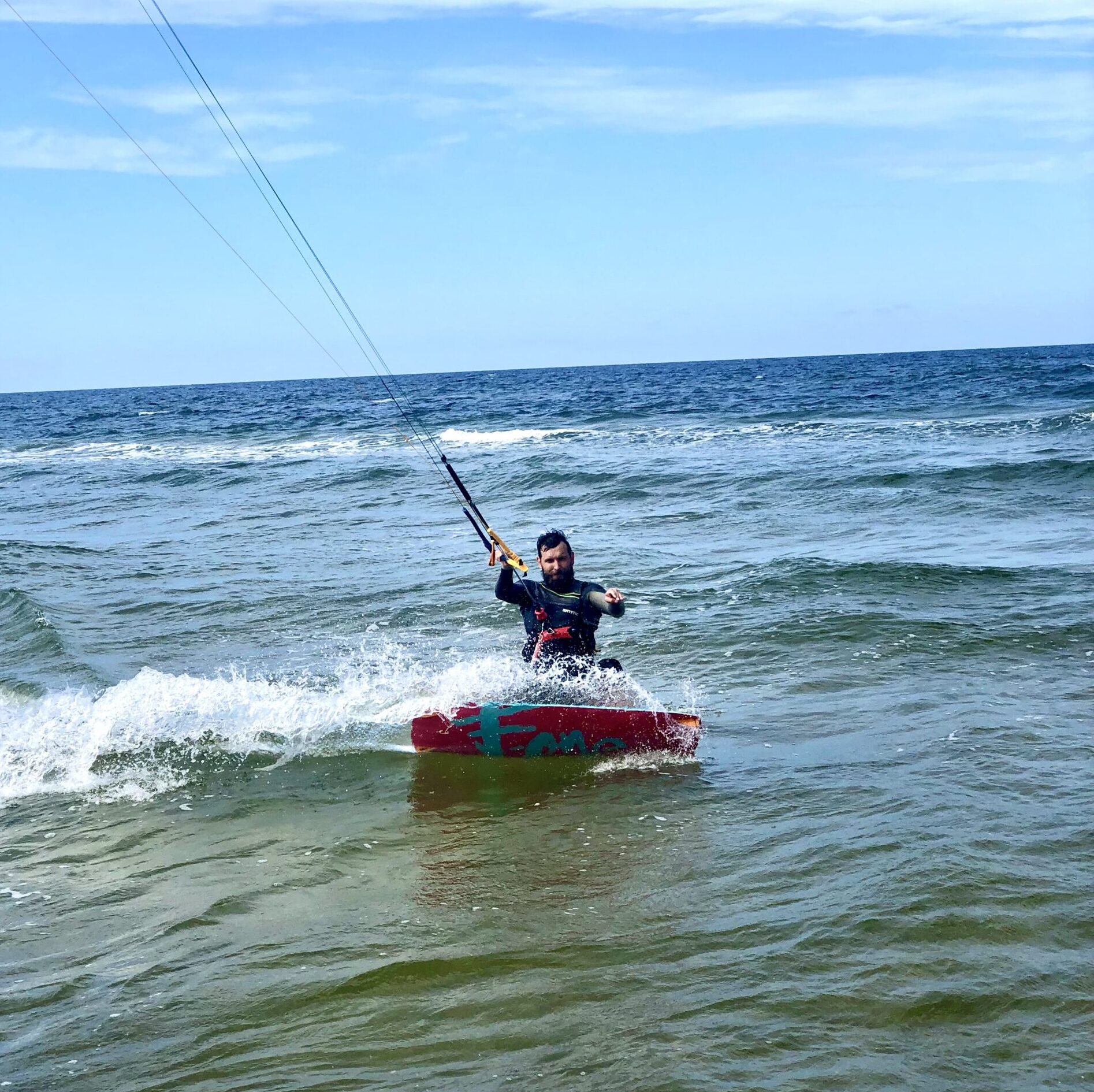 Kitesurfing